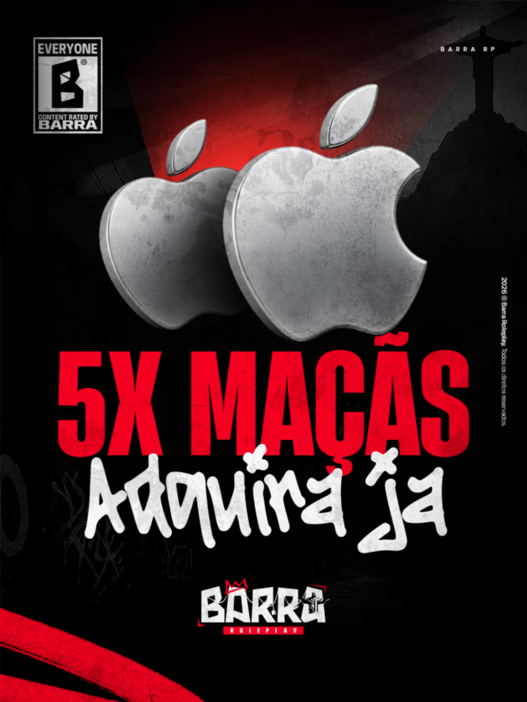 5 Maçãs