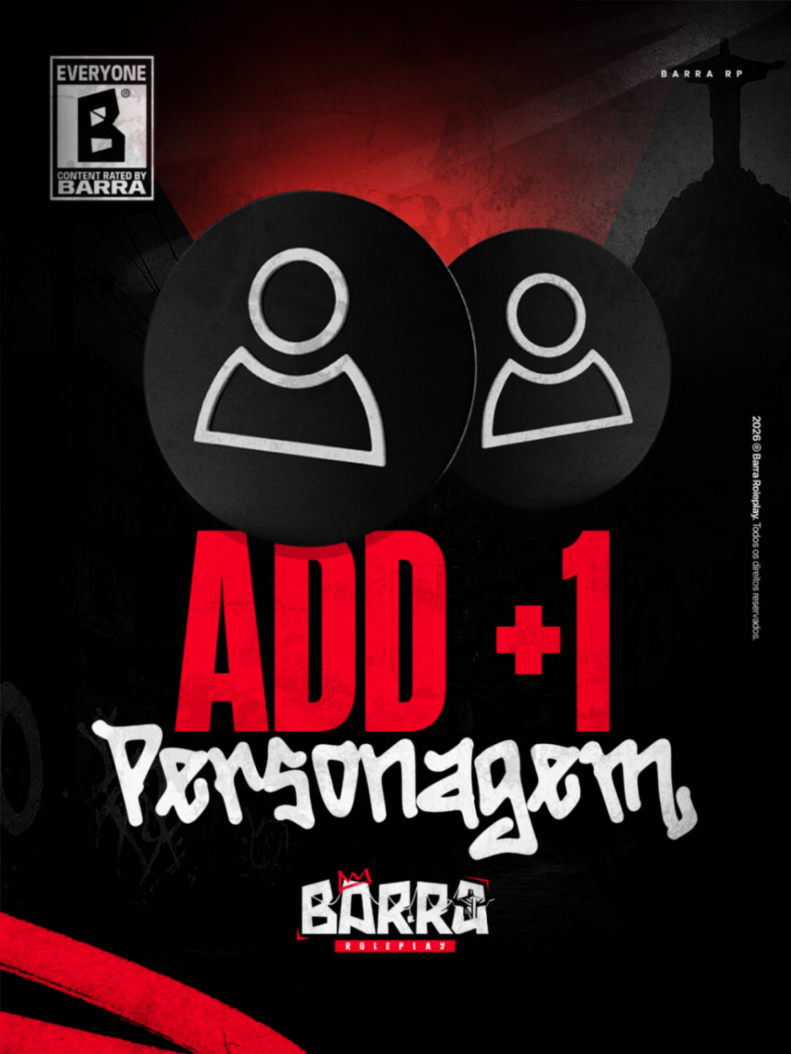Adicionar 1+ Personagem
